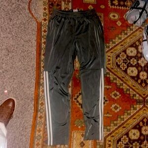 Shiny Silver Adidas size Medium